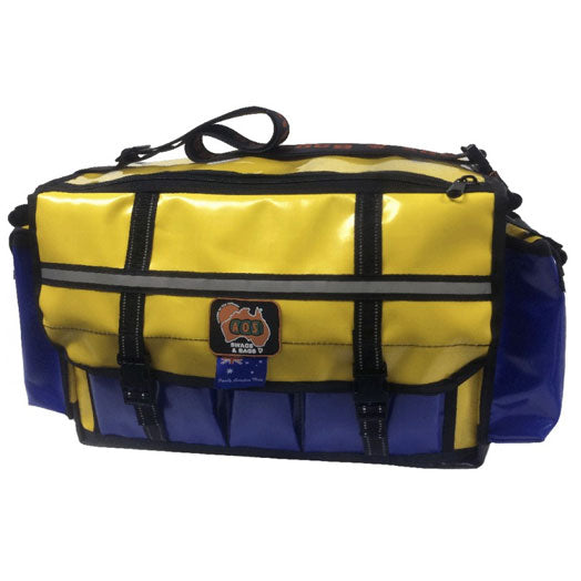 Yellow / Blue Large PVC Contractor Bag AOSBAGCPYEBL by AOS