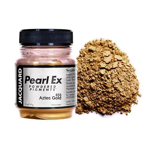 21g 'Aztec Gold' 658 Pearl Ex Powdered Pigment by Jacquard