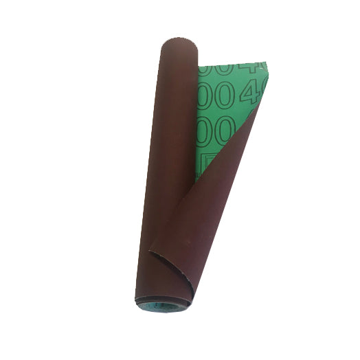 400G x 300mm x 2m Green Abrasive / Sandpaper Emery Cloth Roll 2m-400 by Colour Goded Grit