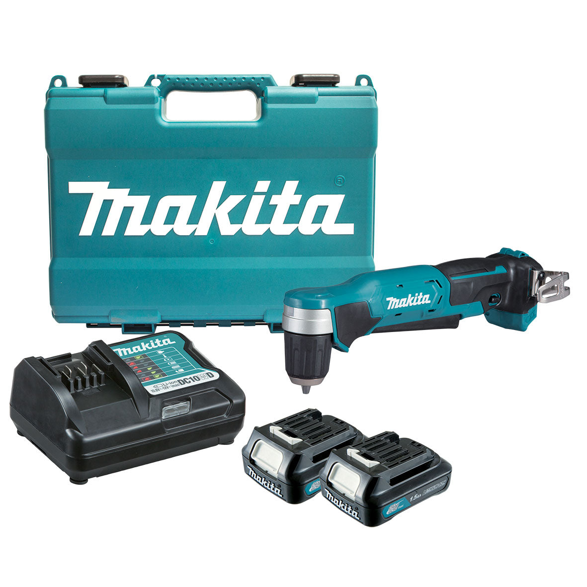 12V Angle Drill Keyless Chuck Kit DA333DWYE by Makita