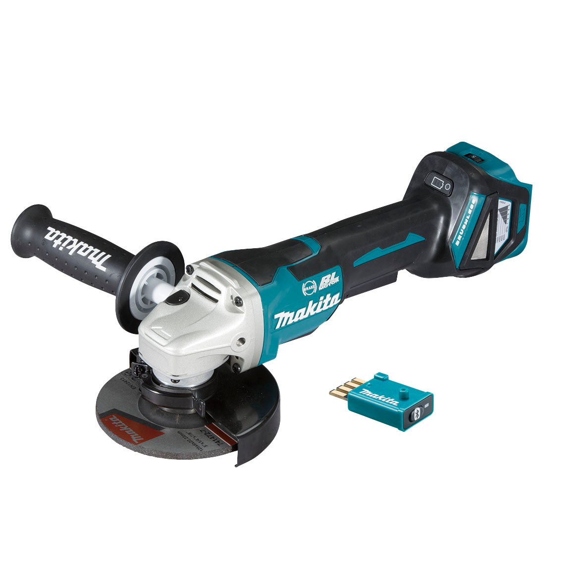 18V 125mm Brushless AWS Paddle Switch Angle Grinder Bare (Tool Only) DGA518ZU by Makita