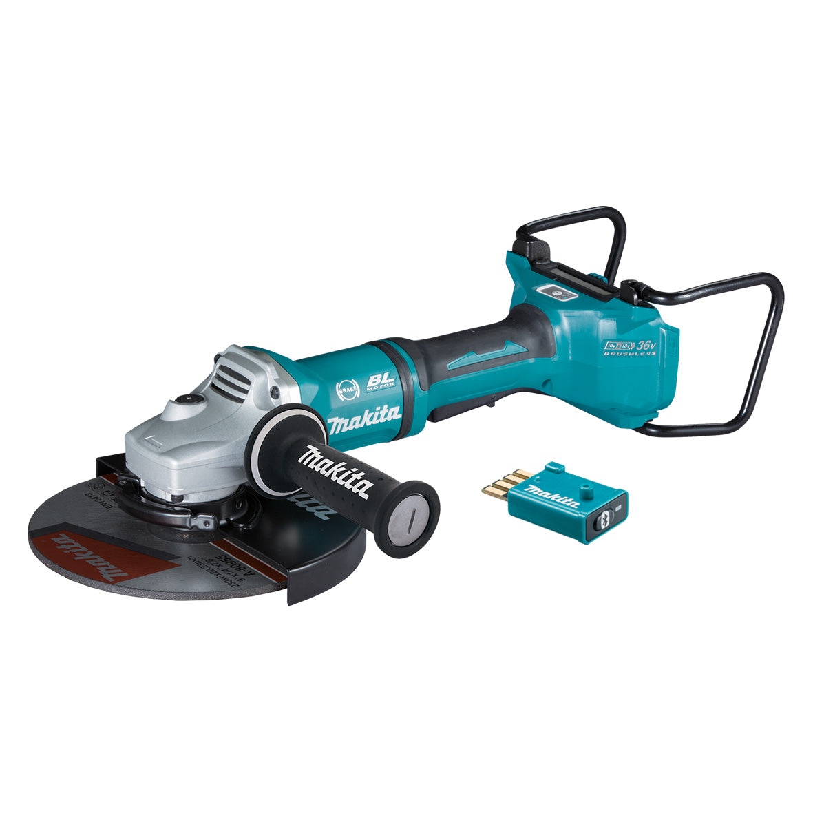 18Vx2 230mm (9") Brushless AWS Angle Grinder Bare (Tool Only) DGA901ZKU1 by Makita