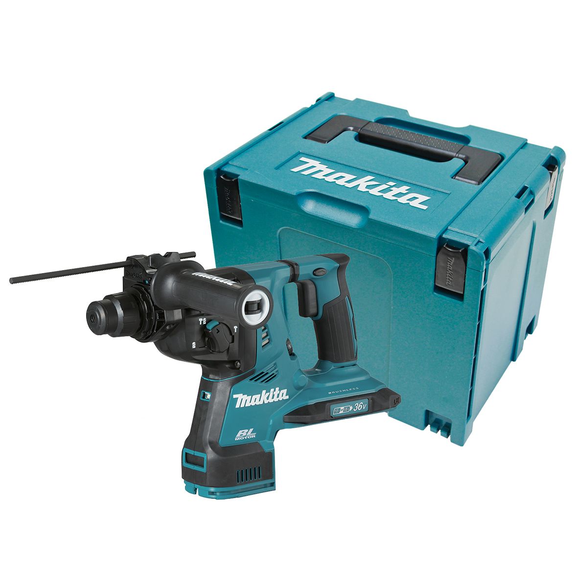 36V (18Vx2) 28mm Brushless AWS** SDS-Plus Rotary Hammer Bare (Tool Only) DHR282ZJ by Makita