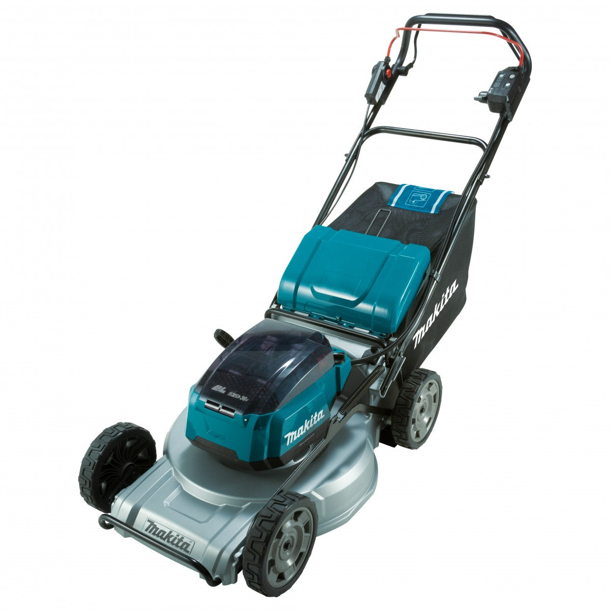 18Vx2 534mm (21") Brushless Self-Propelled Lawn Mower - Aluminium Deck Bare (Tool Only) DLM537ZX by Makita