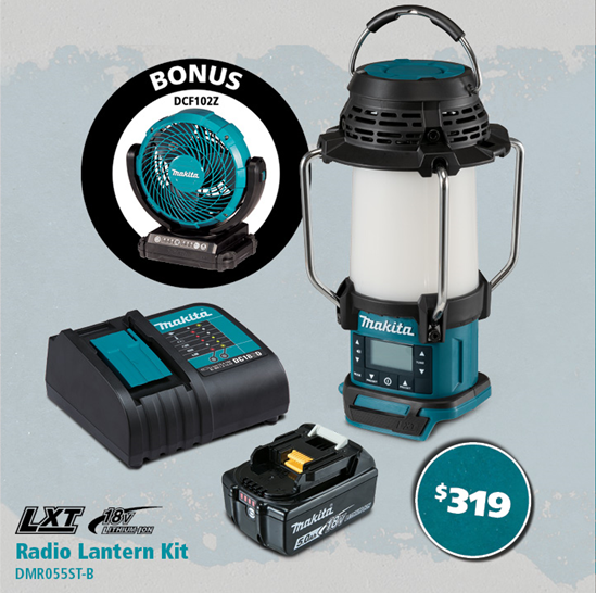 *Limited Edition* 18V Radio Lantern Kit DMR055ST-B by Makita