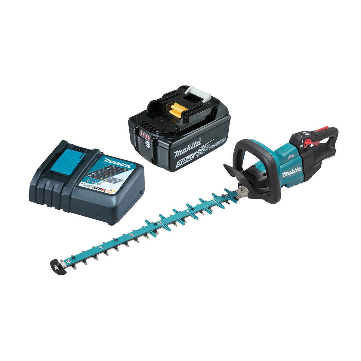 18V 5.0Ah Brushless Hedge Trimmer 600mm Kit DUH602RT by Makita