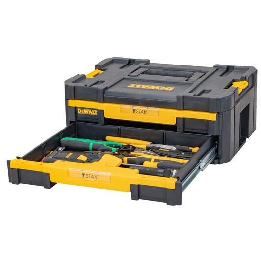 TSTAK IV Shallow 2 Drawer Tool Box Organiser DWST1-70706 by Dewalt