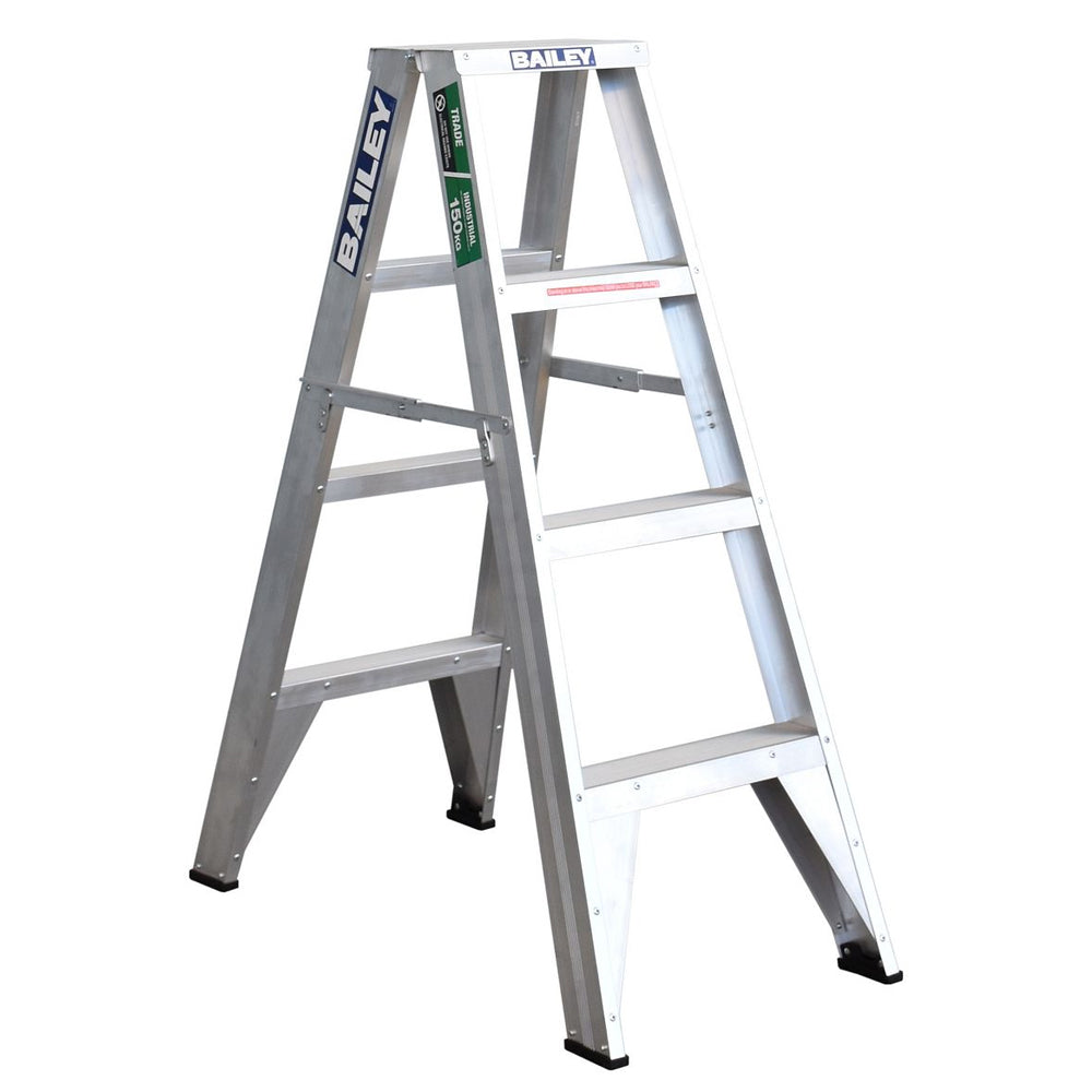 1.2m (4') Double Sided 4 Step Ladder 150Kg Trade FS13429 by Bailey