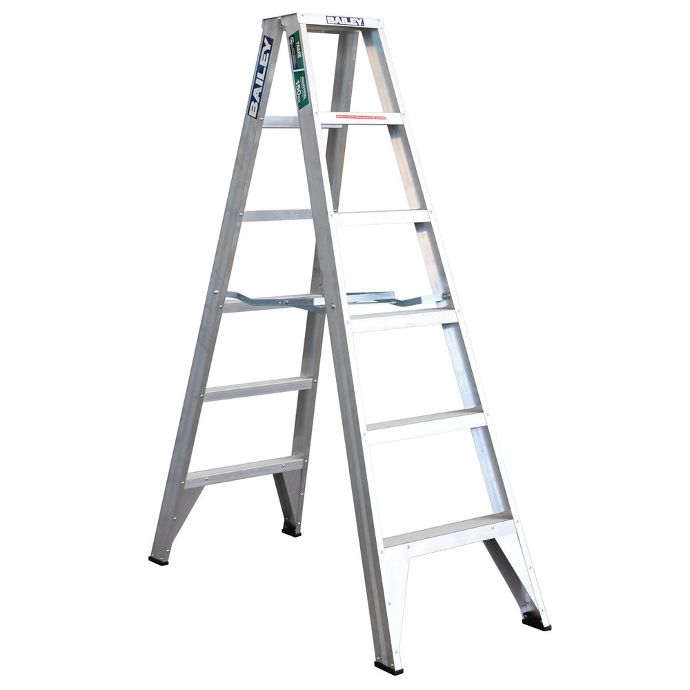 1.8m (6') Double Sided 6 Step Ladder 150Kg Trade FS13430 by Bailey