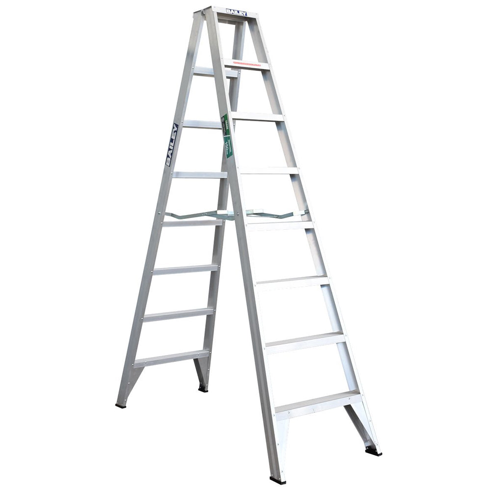 2.4m (8') Double Sided 8 Step Ladder 150Kg Trade FS13431 by Bailey