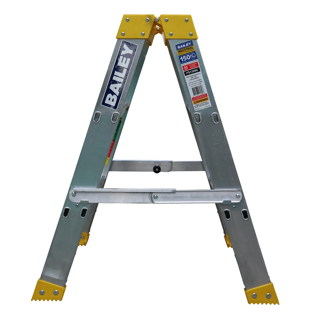 3 Step Ladder Double Sided 150Kg 900mm Big Top Pro FS13966 by Bailey