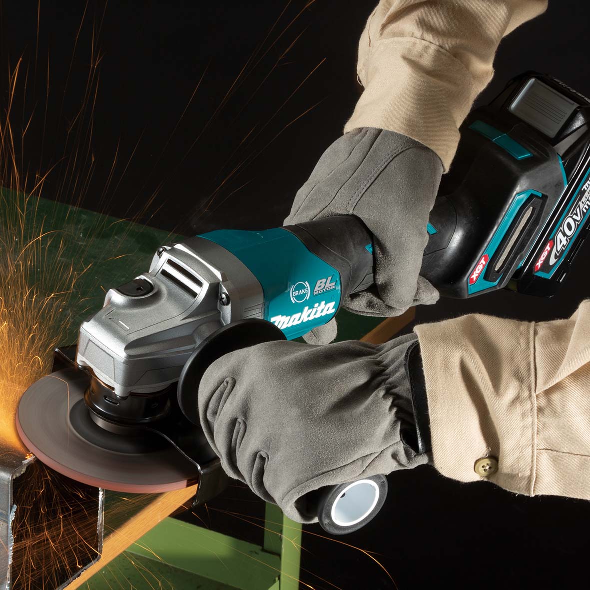 40V 125mm (5") Brushless Paddle Switch Angle Grinder Bare (Tool Only) GA013GZ by Makita