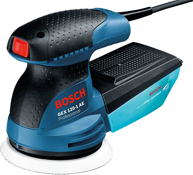 125mm (6") 250W Random Orbital Sander GEX125-1AE (0601387540) by Bosch