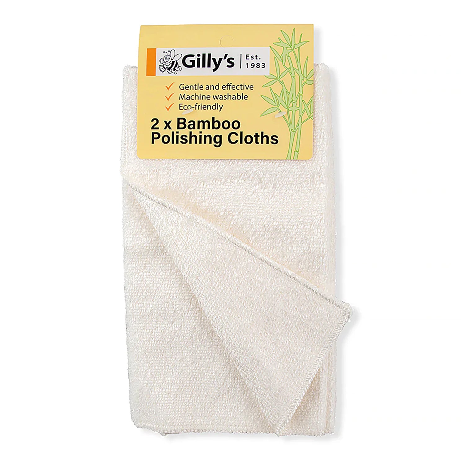 Bamboo Polishing Cloth (2Pce) by Gilly's