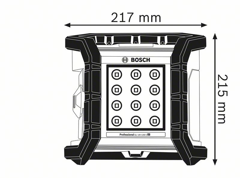 18V 1200 Lumen Flood Light Bare (Tool Only) GLI18V-1200C (0601446700) by Bosch
