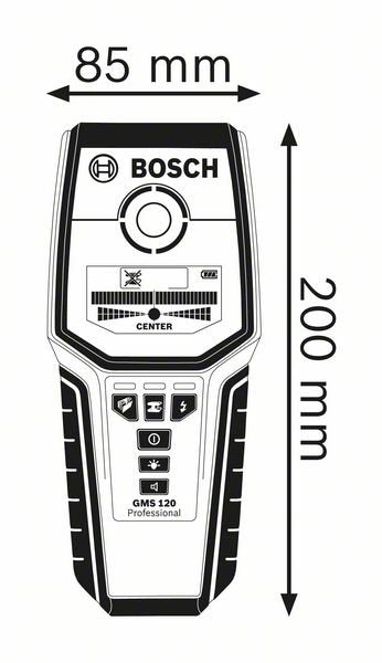 Stud & Wall Detector GMS120 (0601081000) by Bosch