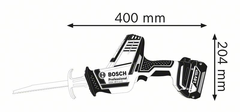 18V Reciprocating Saw In L-BOXX 136 Bare (Tool Only) GSA18V-LIC (06016A5001) by Bosch