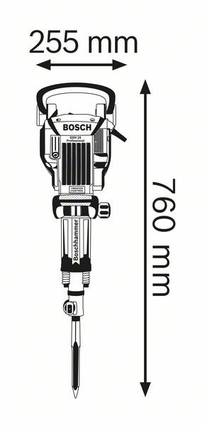 Demolition Hammer / Breaker GSH16-30 (0611335140) by Bosch