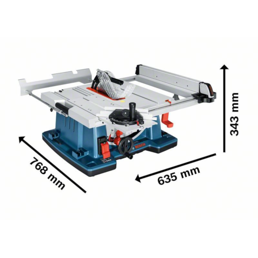 255mm (10") Table Saw GTS10XC + Stand GTA6000 (0615990EM9) by Bosch