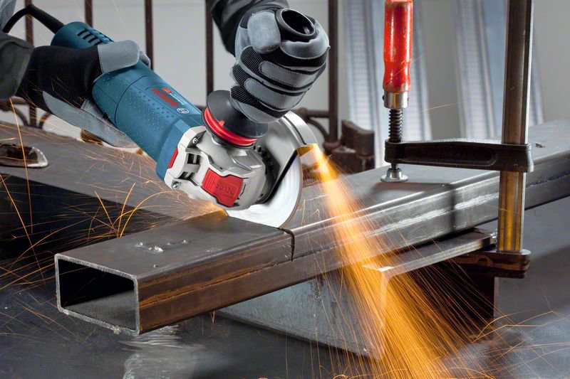 125mm 1500W Angle Grinder with X-LOCK GWX15-125PS (06017B9042) by Bosch