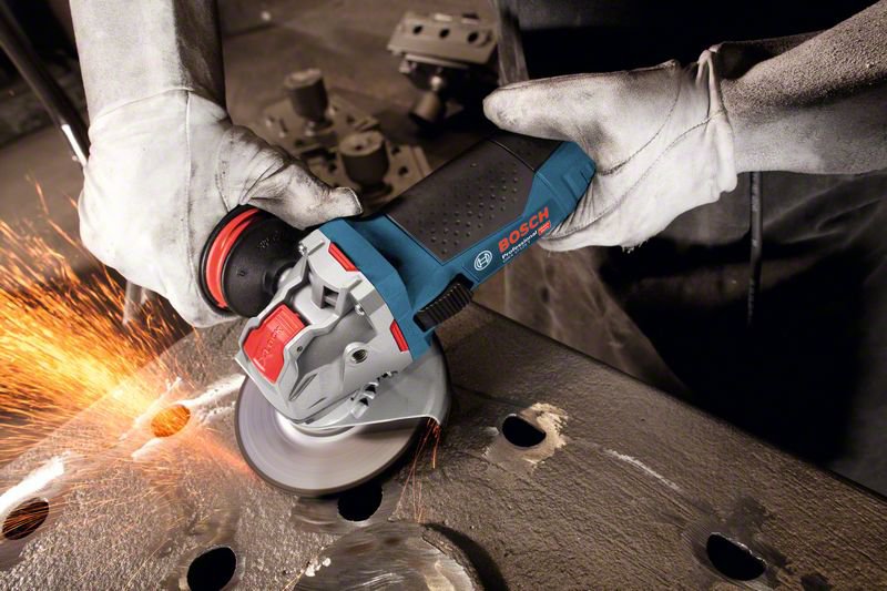 125mm 1700W Angle Grinder with X-LOCK GWX17-125T (06017C5042) by Bosch