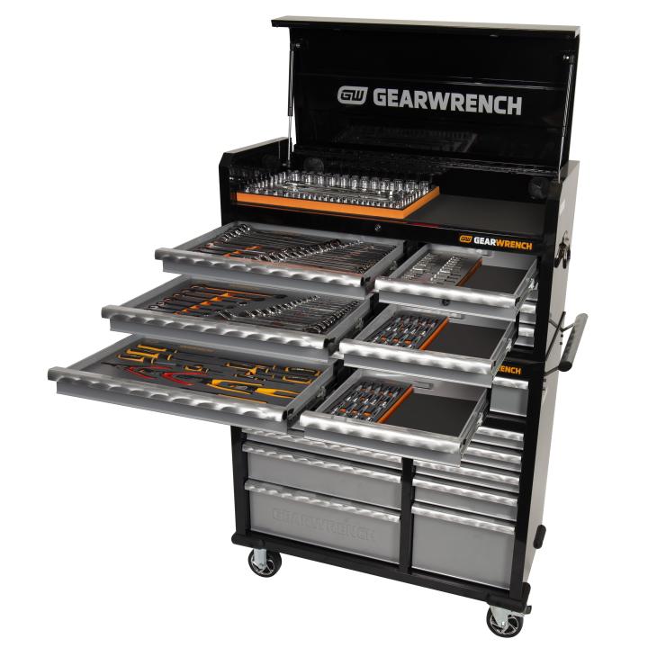 234 Pc. Combination Tool Kit + 42” Tool Chest & Trolley 89927 by GearWrench