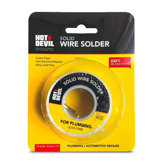Solid Core Wire Solder HDSWS by Hot Devil