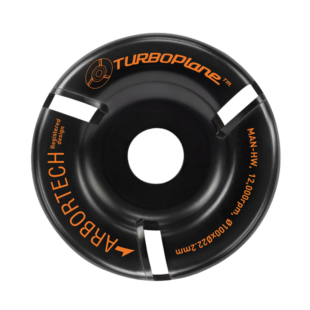 TURBOPlane™ 100mm Tungsten Carbide Woodcarving Disc IND.FG.400 by Arbortech