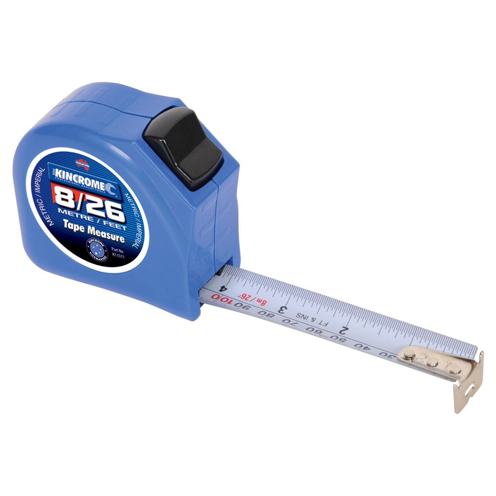 8M Metric & Imperial Tape Measure K11011 by Kincrome