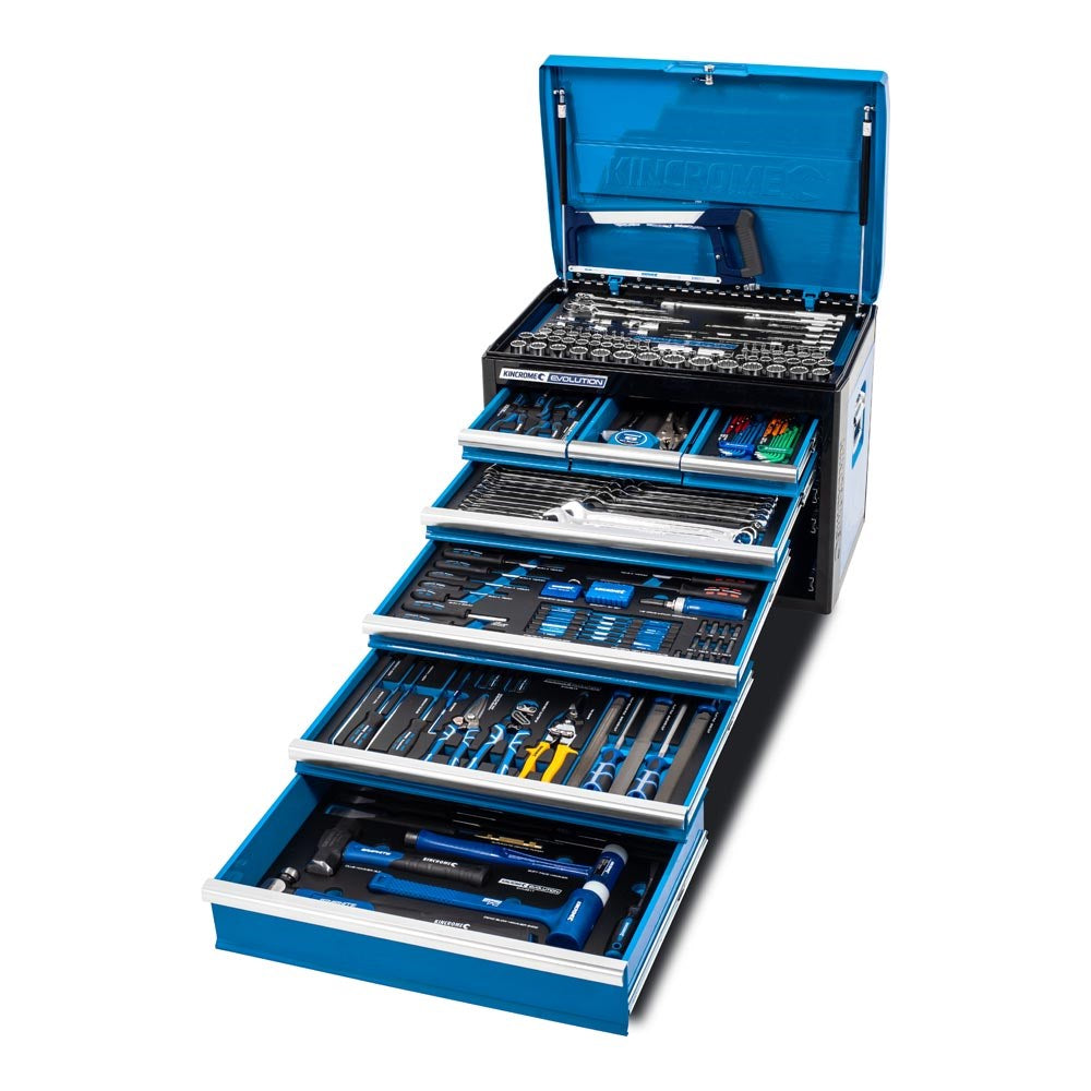 281Pce 1/4, 3/8 & 1/2" Evolution Tool Chest 7 Drawer K1218 by Kincrome