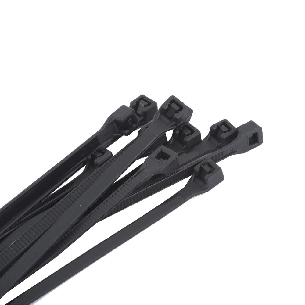 100Pce 120mm x 4.8mm Black Heavy Duty Cable Tie Pack K15742 by Kincrome