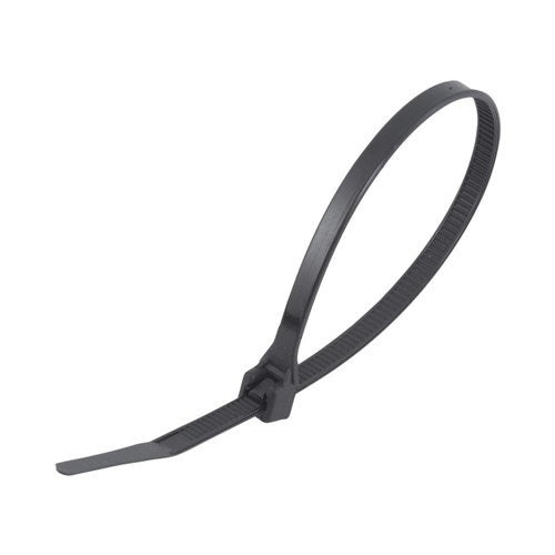 100Pce 100mm x 2.5mm Black Cable Tie Pack K15701 by Kincrome