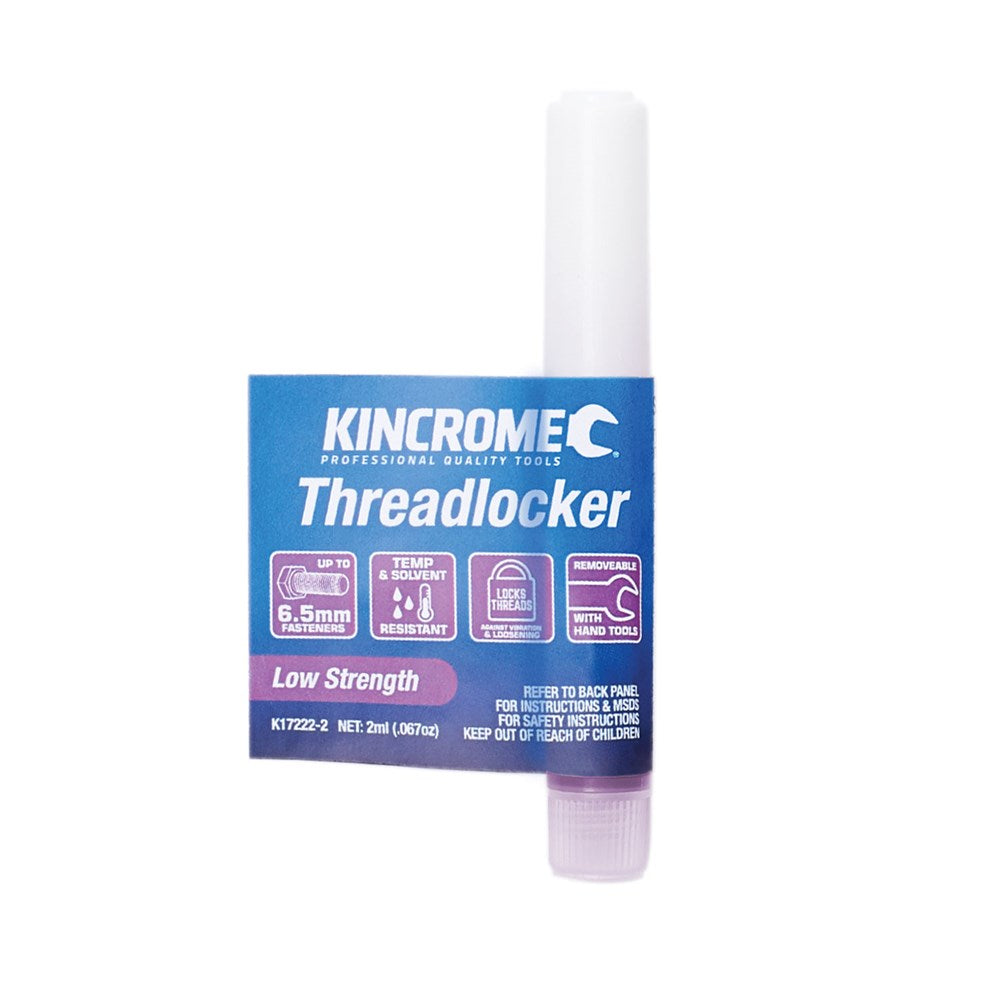 Threadlocker Low Strength (2ml) K17222-2 by Kincrome