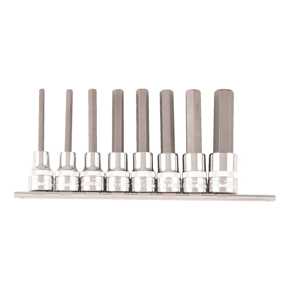 8Pce 1/2" Hex Socket Bit Set K2135 by Kincrome