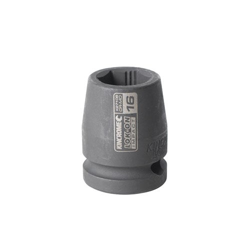 16mm 1/2" Drive LOK-ON Impact Socket Metric K27108 by Kincrome