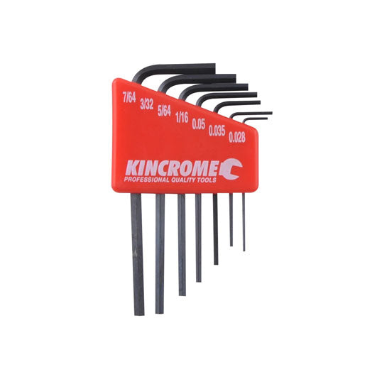 7Pce Mini Hex Key Set Imperial K5086 by Kincrome