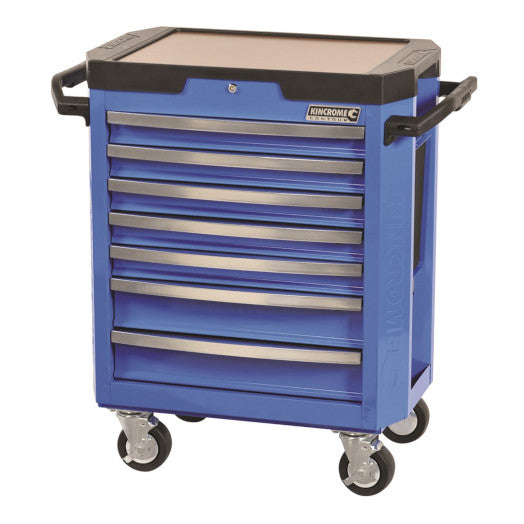 7 Drawer Electric Blue CONTOUR® Tool Trolley K7747 by Kincrome