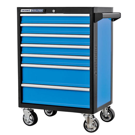 7 Drawer Blue Evolution Series Tool Trolley K7927 by Kincrome