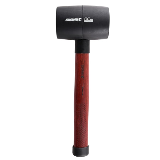 907g (32Oz) Soft Blow Black Rubber Mallet K9074 by Kincrome