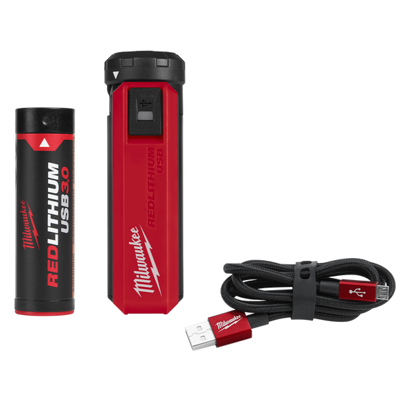 REDLITHIUM™ USB Rechargeable Portable Power Source & Charger Kit L4PPS301 by Milwaukee