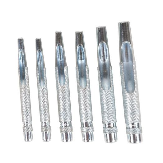 6Pce Hollow Punch Set HPS700 By Finkal