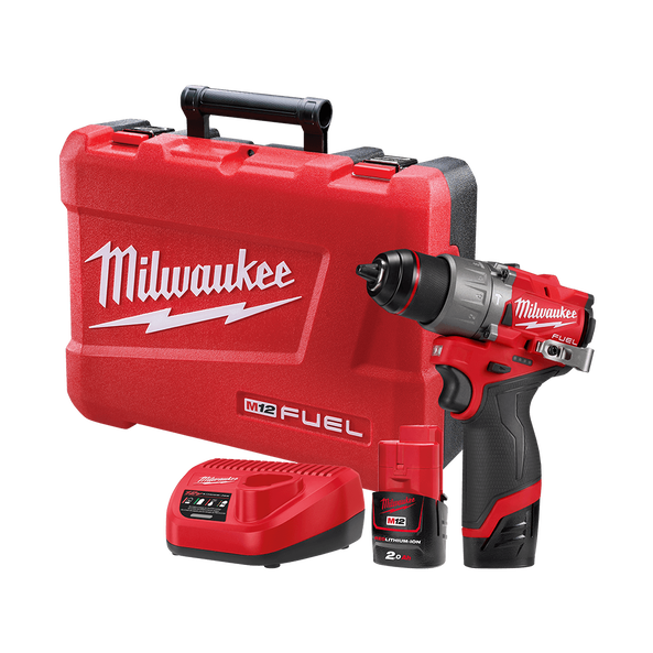12V FUEL™ 13MM Hammer Drill/Driver Kit M12FPD2202C by Milwaukee