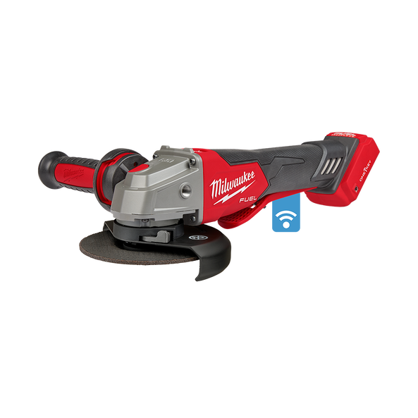 18V 125mm FUEL ONE-KEY Braking Angle Grinder with Deadman Paddle Switch Bare (Tool Only) M18ONEFAG125XPDB-0 by Milwaukee