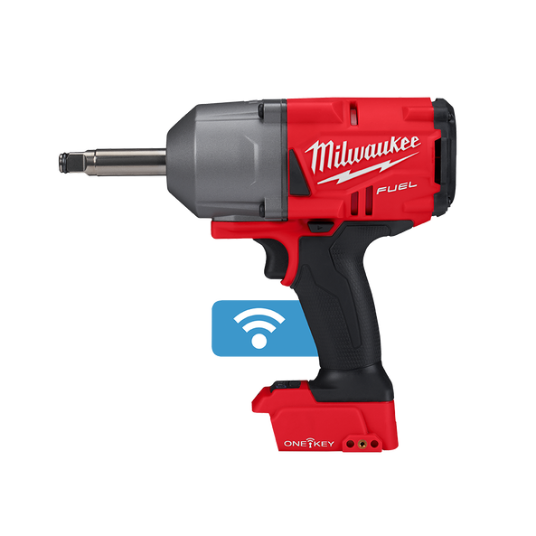 18V 1/2" FUEL ONE-KEY Extended Anvil High-Torque Impact Wrench with Friction Ring Bare (Tool Only) M18ONEFHIWF12E-0 by Milwaukee