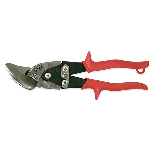 235mm MetalmasterÂ® Offset Straight and Left Cut Aviation Snips suit Low Carbon Cold Rolled Steel M6R by Wiss