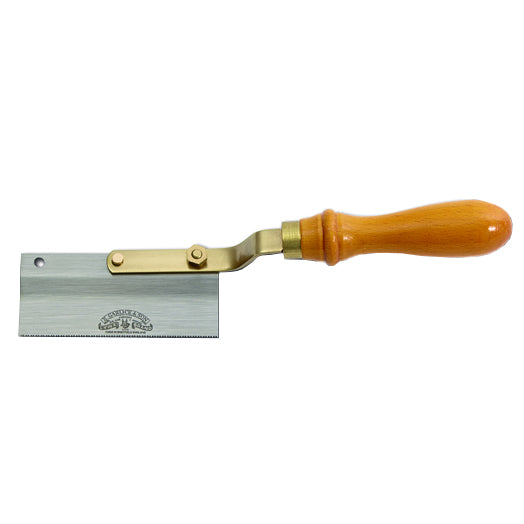 100mm (4") 20TPI Mini Reversible Gents Saw with Brass Backed Blade and Beech Handle by Lynx