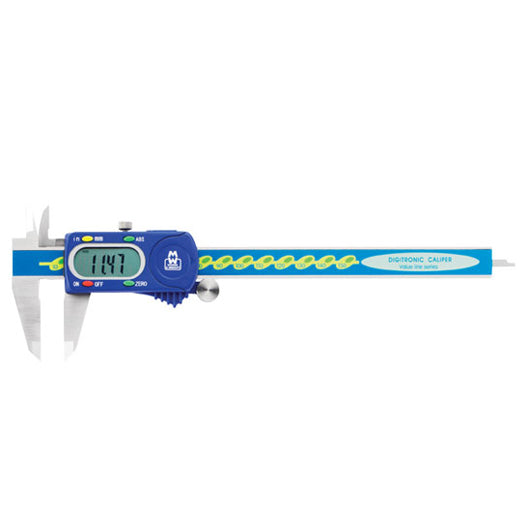 150mm (6") Metric + Imperial Digital Caliper MW-110-15DBL by Moore & Wright