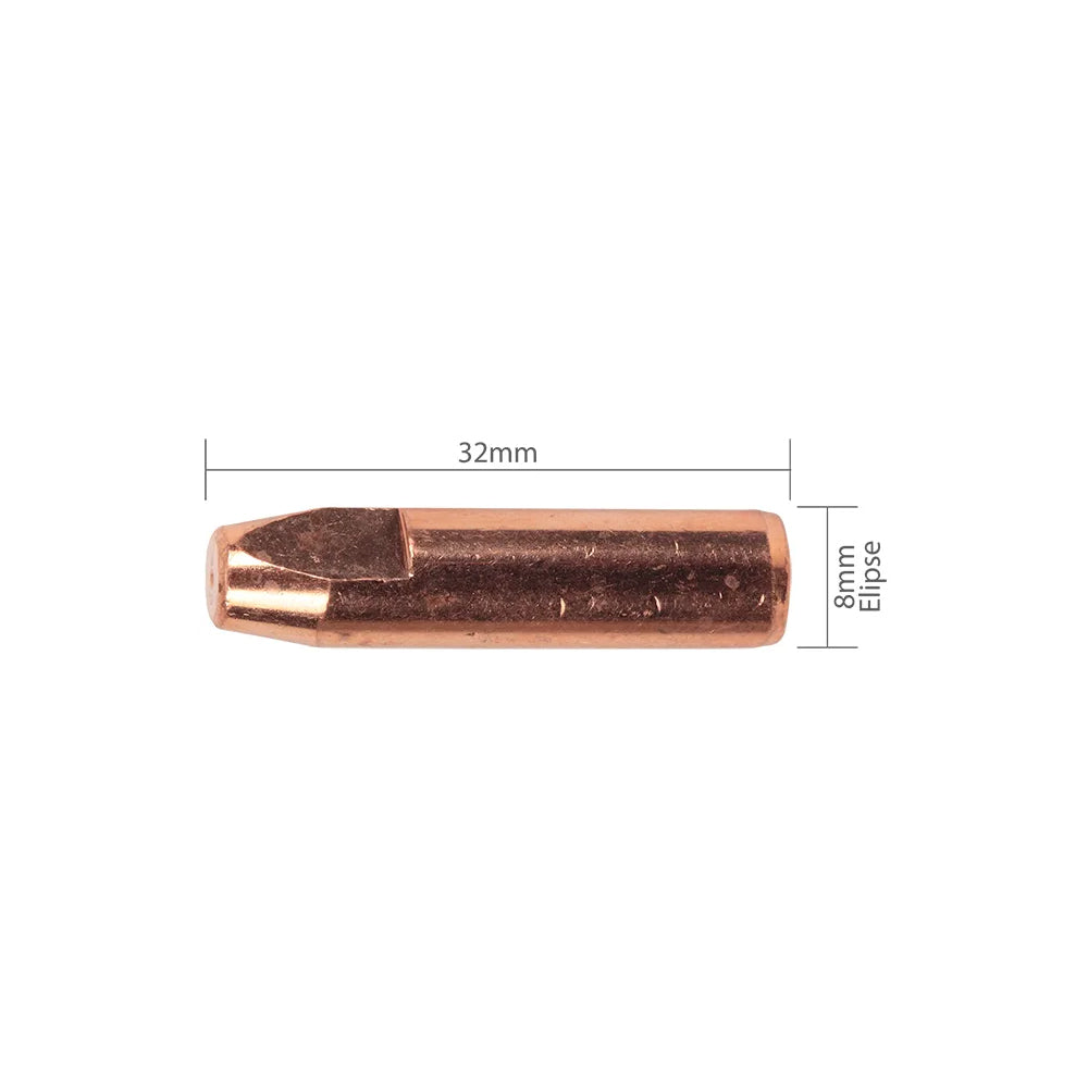 0.8mm MIG Contact Tips BND 300/400 (Bernard Style) (5Pce) P3-7488 by Weldclass