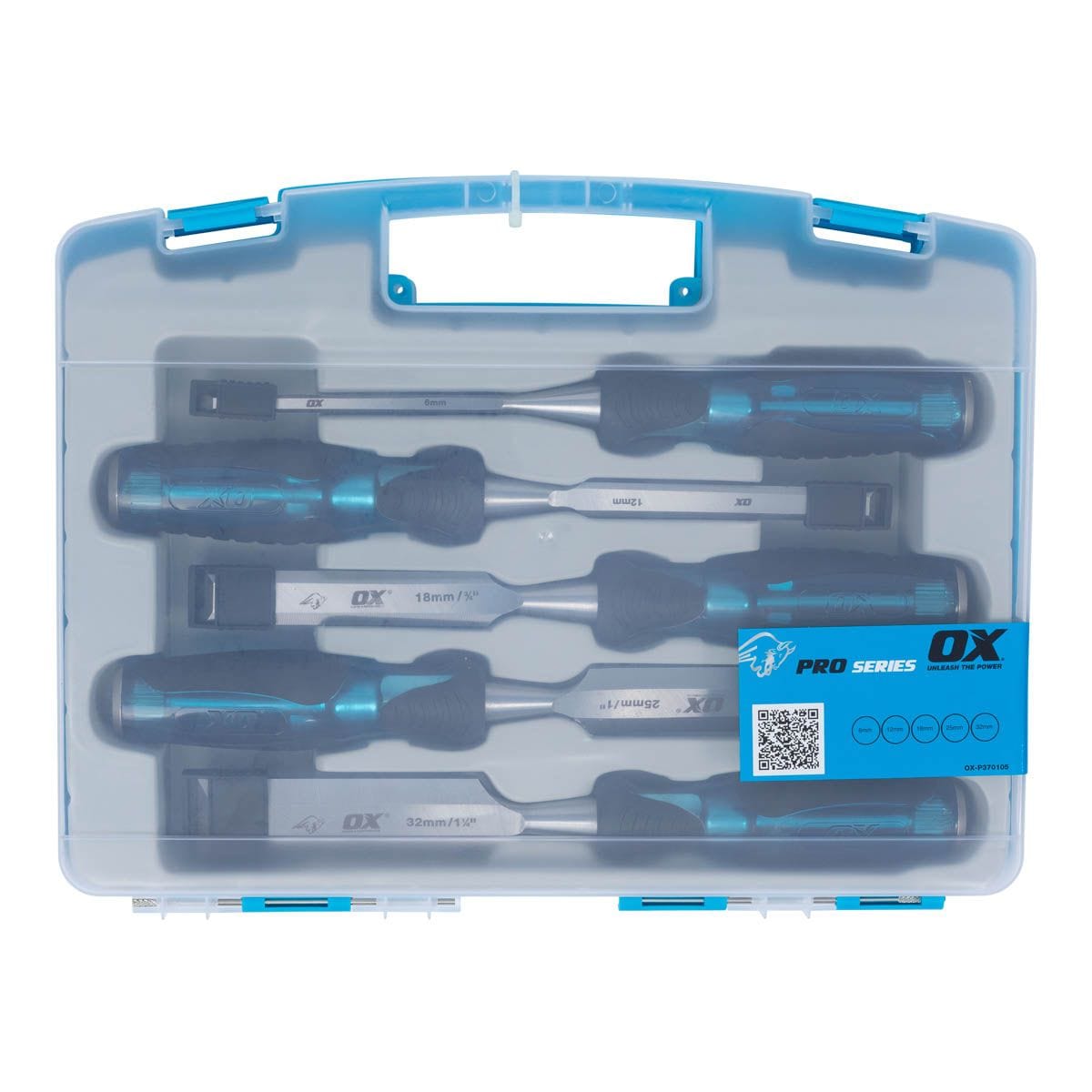 5Pce Woodworking Chisel Set OX-P370105 by OX
