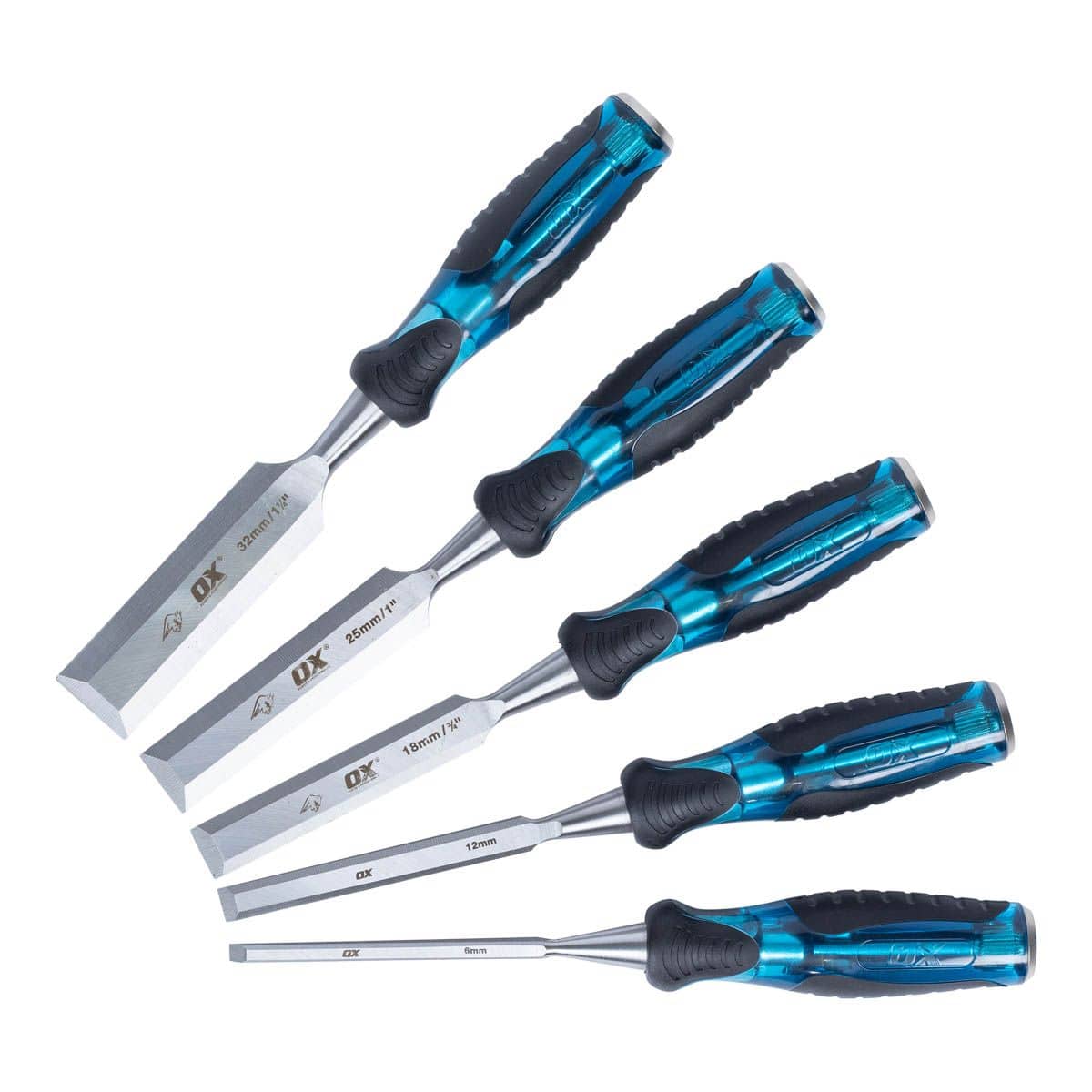 5Pce Woodworking Chisel Set OX-P370105 by OX